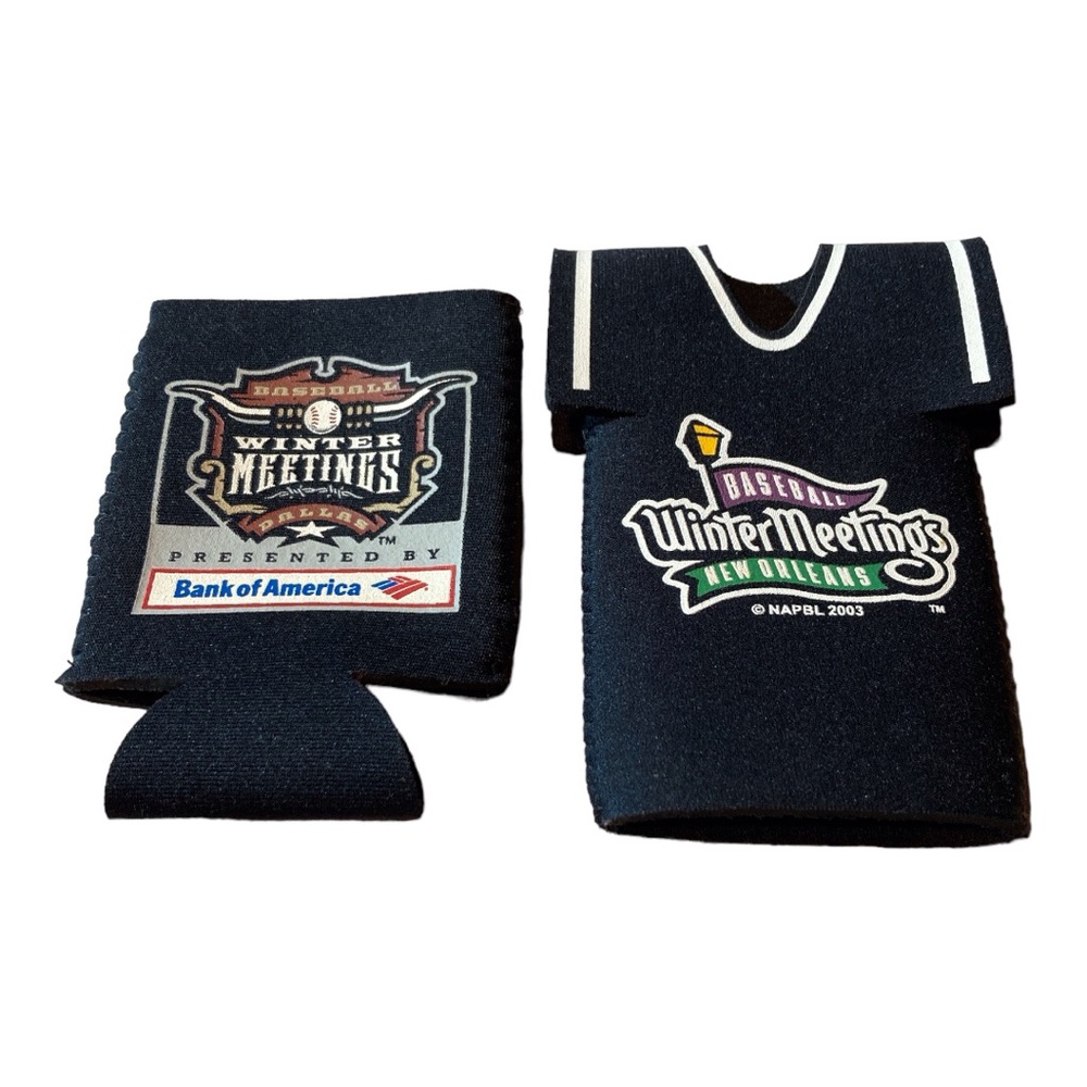 Baseball Winter Meetings Can Bottle Covers Collectible 2003 2005